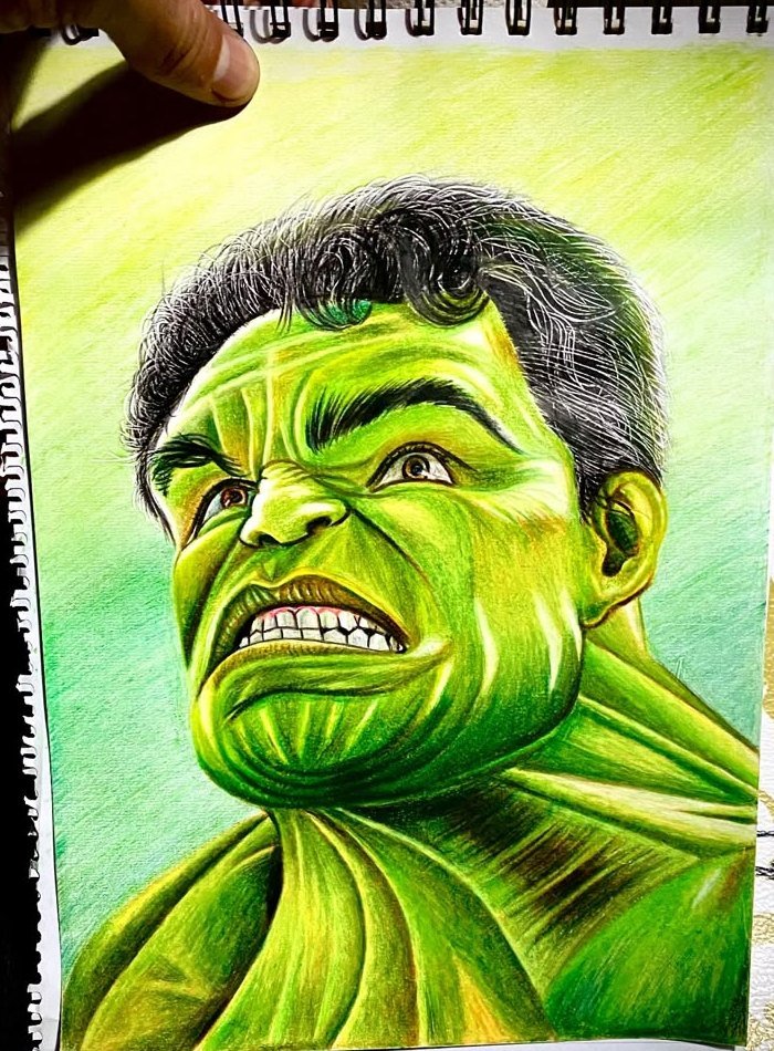 Hulk, obra de Gonza Moreno