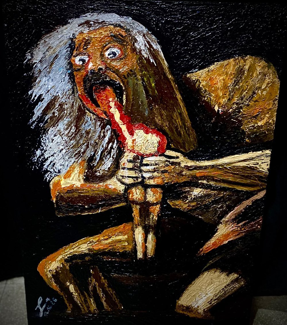 Saturno, obra de Gonza Moreno